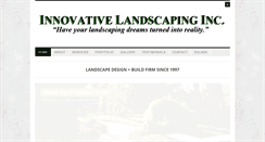 Desktop Screenshot of innovativelandscapinginc.com